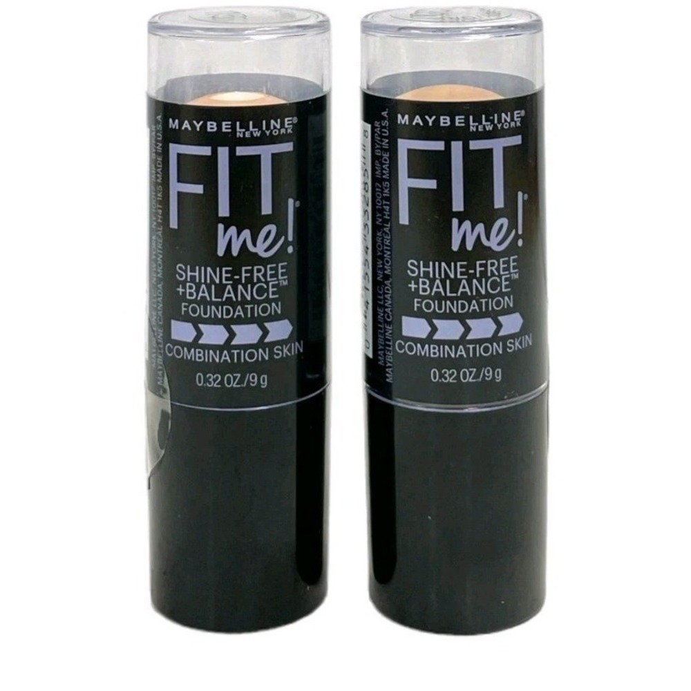 Maybelline 120 CLASSIC IVORY Fit Me Shine-Free Stick Foundations 2 PACK - Picture 3 of 8